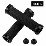 Kiplyki 2PCS Bike Mountain Bicycle MTB Handlebar Grips Rubber Handle Grips Anti Slip