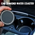 thumbnail image 1 of Kiplyki 2Pcs Car Diamond Cup Mat Bottle Seat Cushion Non-slip Silicone Cushion, 1 of 7