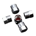 thumbnail image 1 of Kiplyki 5*Tyre Tire Dust Caps Wheel Air Valve Stem Screw Cover Stainless Steel Hexagon, 1 of 2