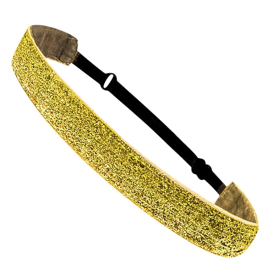 Kiplyki Wholesale Adjustable Non Slip Head Hair Glitter Cute Elastic Headwear Sport Yoga Headband