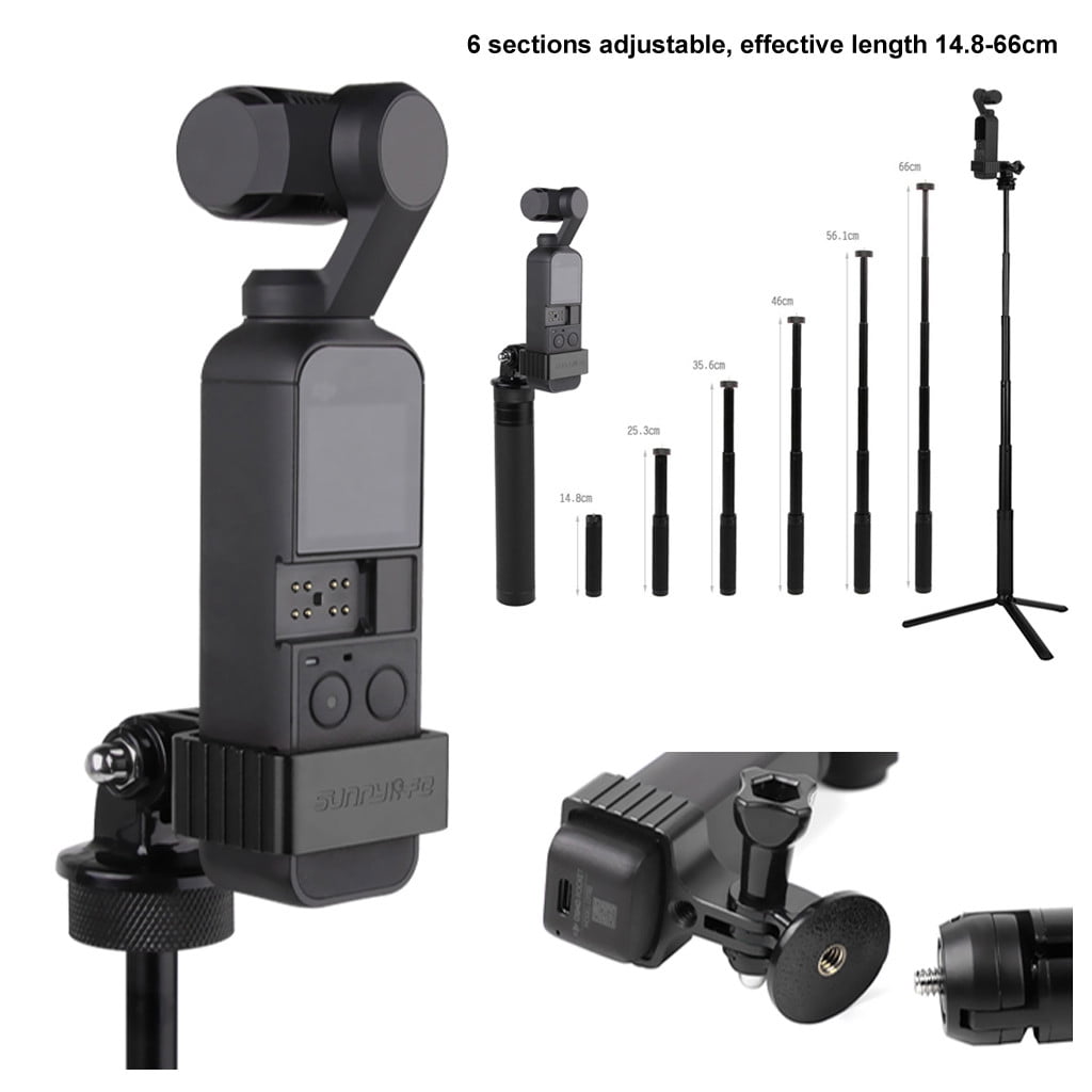 Kiplyki Aluminum alloy Bracket stand + Tripod + Extension Rod For DJI OSMO Pocket