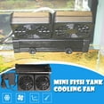 thumbnail image 1 of Kiplyki Aquarium Cooling Fans Cold Wind Chiller Adjustable Water Cooler 2 Fan Heads, 1 of 9
