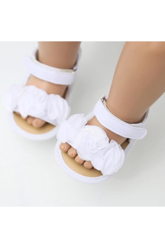 Baby Girls Shoes Non-Slip Rubber Sole High-Top Infant First Walking Shoes Toddler Crib Shoes Newborn Loafers Flats