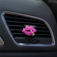 thumbnail image 1 of Kiplyki Car Charm Air Clips, Sexy Crystal Lips Car Interior Accessories, Rhinestone Diamond Lipstick Car Bling Decorations, 1 of 2
