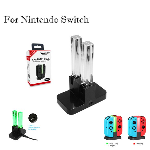 Kiplyki Charge Dock Charging Station LED indication Stand For Nintend o Switch Joy-Con