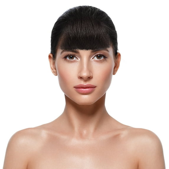 Kiplyki Clip in Bangs Human Hair, Hair Clip in Bangs Natural Fringe for gilrs and women