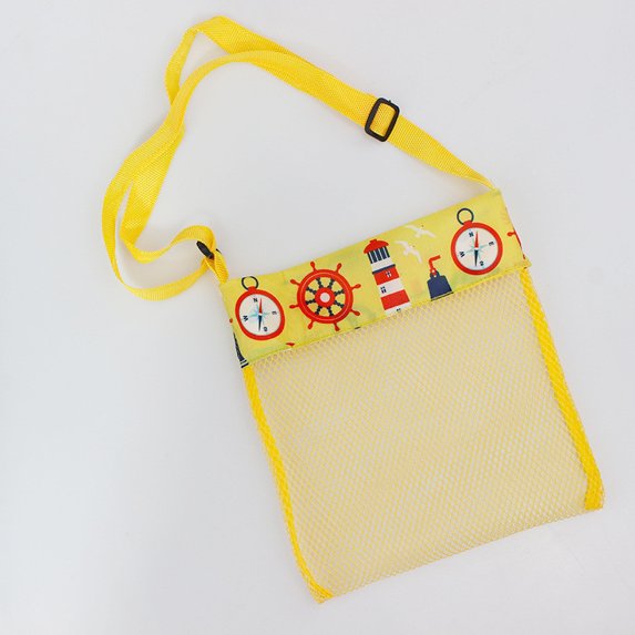 Kiplyki Wholesale Color Children's Beach Bag Toy Storage Mesh Bag Small Messenger Bag