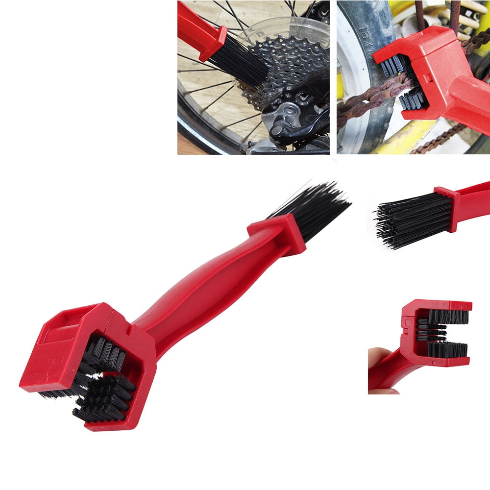 Grease Ninja Motorcycle Chain Cleaning Tool - Brush Rag 5 Pak