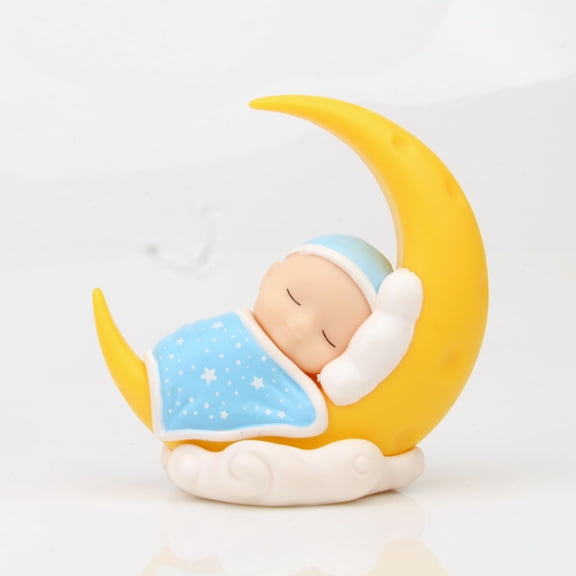 Kiplyki Decoration DIY Sleeping Baby Moon Plugin Children's Birthday Party Decorations