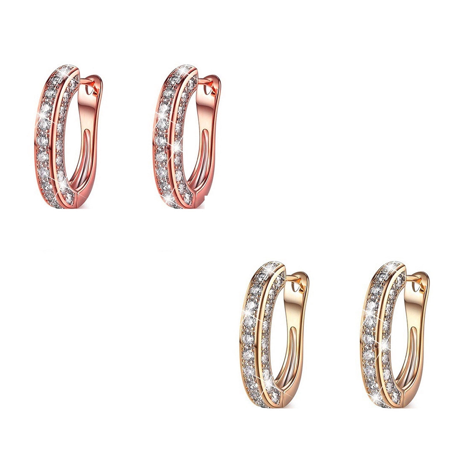Colorful CZ Crystal Hoop Earrings For Women Gold Round Stud Party Bens,  Perfect Christmas Or Birthday Gift Wholesale Jewelry J230529 From  Us_missouri, $5.02 | DHgate.Com