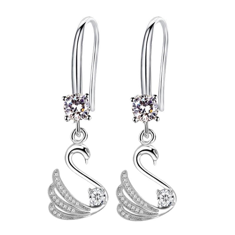 Kiplyki Wholesale Earrings Ladies Earrings Temperament Crystal Diamond Earrings