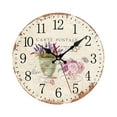 thumbnail image 1 of Kiplyki European Style Creative Wooden Living Room Bedroom Decoration Round Wall Clock, 1 of 3