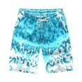 thumbnail image 1 of Kiplyki Fast-drying Men's Color Shorts Swimming Beach Shorts Flower Surfboard Shorts Swi, 1 of 1