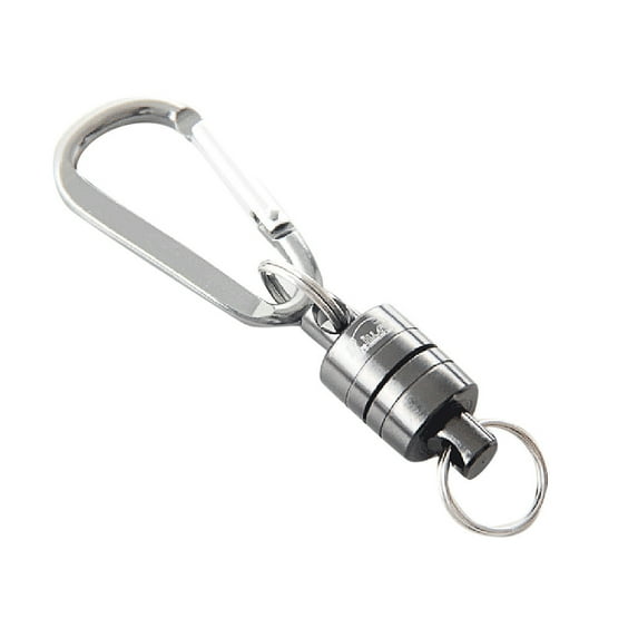 Kiplyki Wholesale Flying Fish Solid Magnetic Buckle Landing Net Release Holder Carabiner Tackle