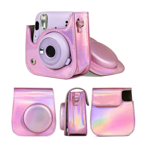 Kiplyki For Instax Mini 11 Case Instant Film Camera Protective Case Leather Protector