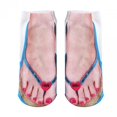 thumbnail image 1 of Kiplyki Funny Human Feet In Sandals Socks For People With Ugly Feet Gifts For Friends, 1 of 3