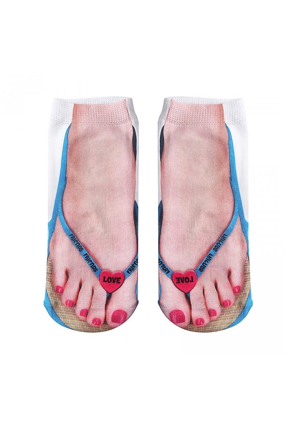 Funny Human Feet In Sandals Socks For People With Ugly Feet Gifts For Friends