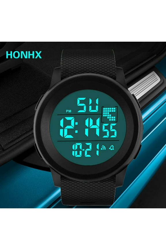 Luxury Men Analog Digital Military Sport LED Waterproof Wrist Watch