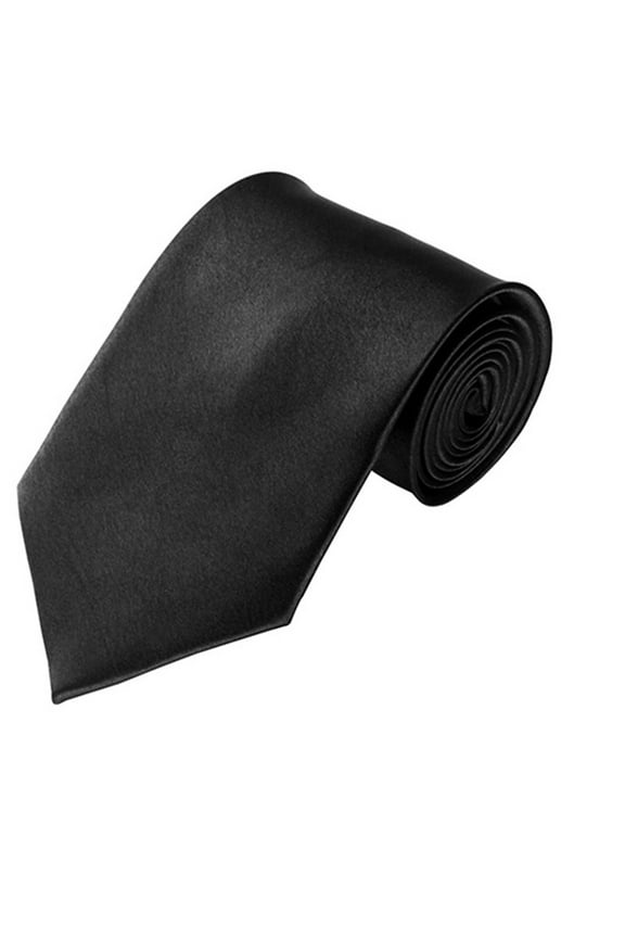 Men Ξ Fashion Slim Satin Tie In Solid Colour In Various Colours