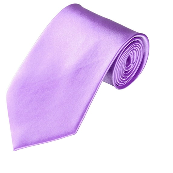 Kiplyki Men鈥榮 Fashion Slim Satin Tie In Solid Colour In Various Colours