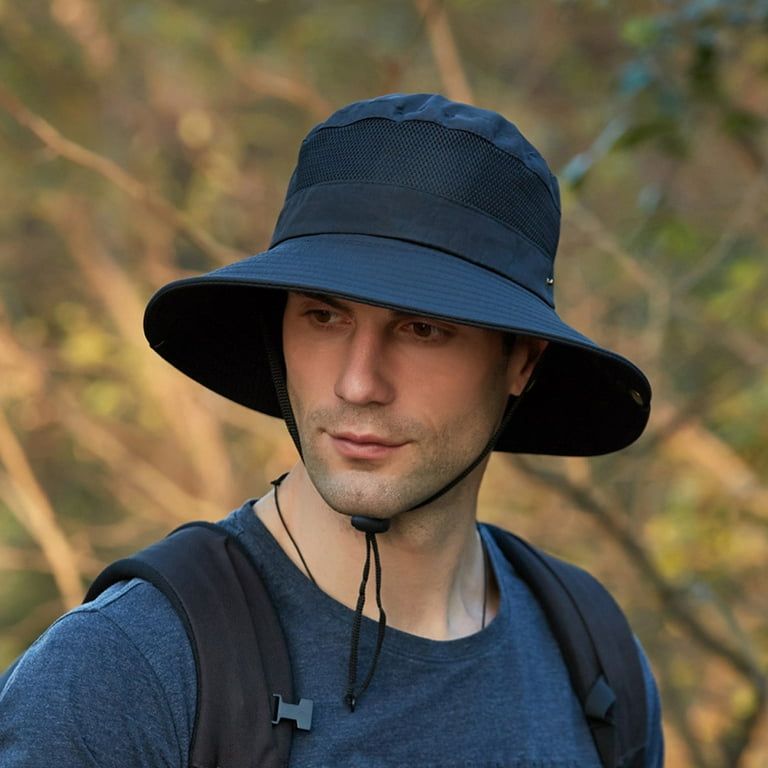 Kiplyki Wholesale Mens Outdoor Sun Protection Mesh Breathable Fisherman Cap  Foldable Bucket Hat