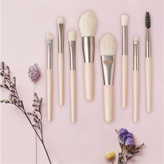 Kiplyki Mini Makeup Brushes Set Cosmetics Brush Kit Makeup Tools 8pc
