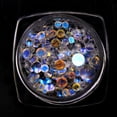 thumbnail image 1 of Kiplyki Wholesale NailArt Jewelry Mermaid Bead Transparent Semi-round Bead Nail Jewelry Rhinestone, 1 of 2