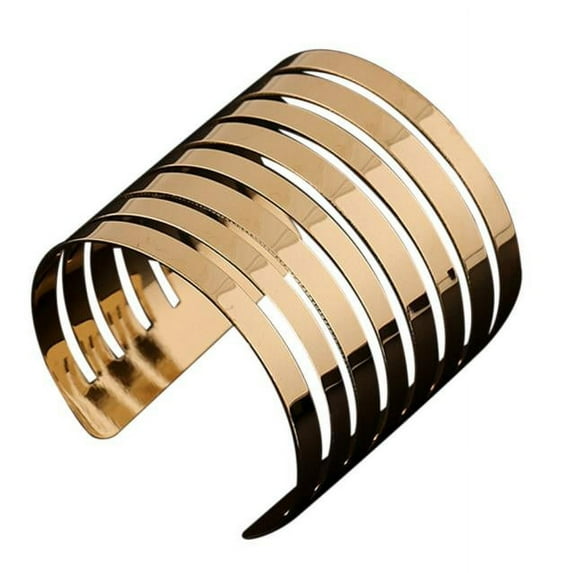 Kiplyki New Fashion Women's Vintage Gold Punk Cuff Bracelet Jewelry Gold