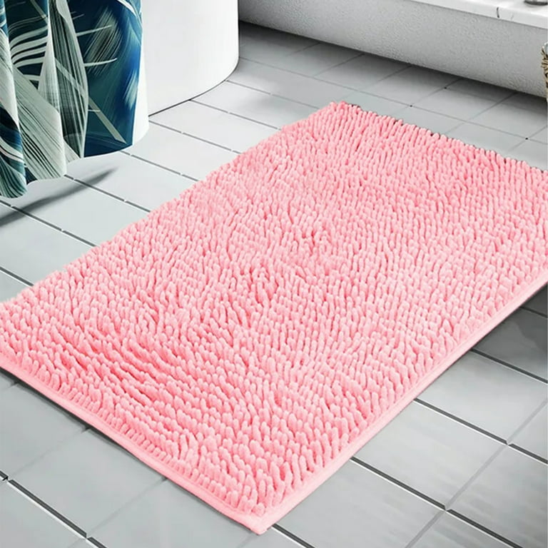 Kiplyki Wholesale Quicker-Dry Bathroom Rugs Set, Soft & Shaggy Bath Rugs for Bathroom, Bath Mat with Rubber Backing - Ultra Absorbent Chenille
