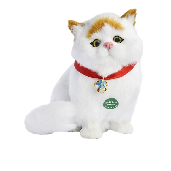 Kiplyki Simulation Cat Creative Handicraft Gift Will Call Simulation Cat
