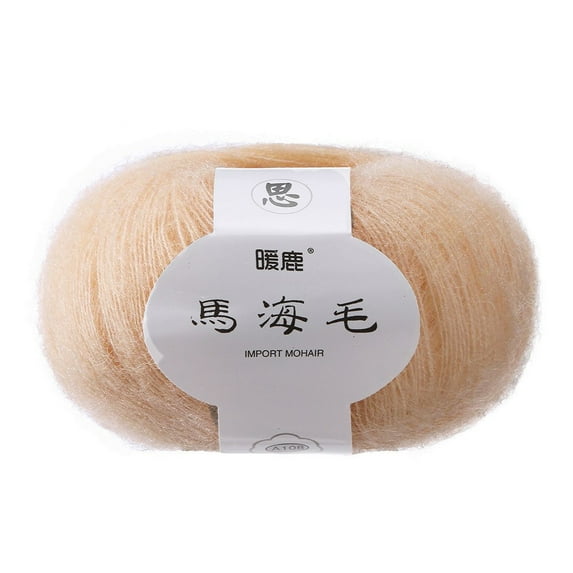 Kiplyki Soft Mohair Knitting Wool Yarn DIY Shawl Scarf Crochet Thread Supplie M