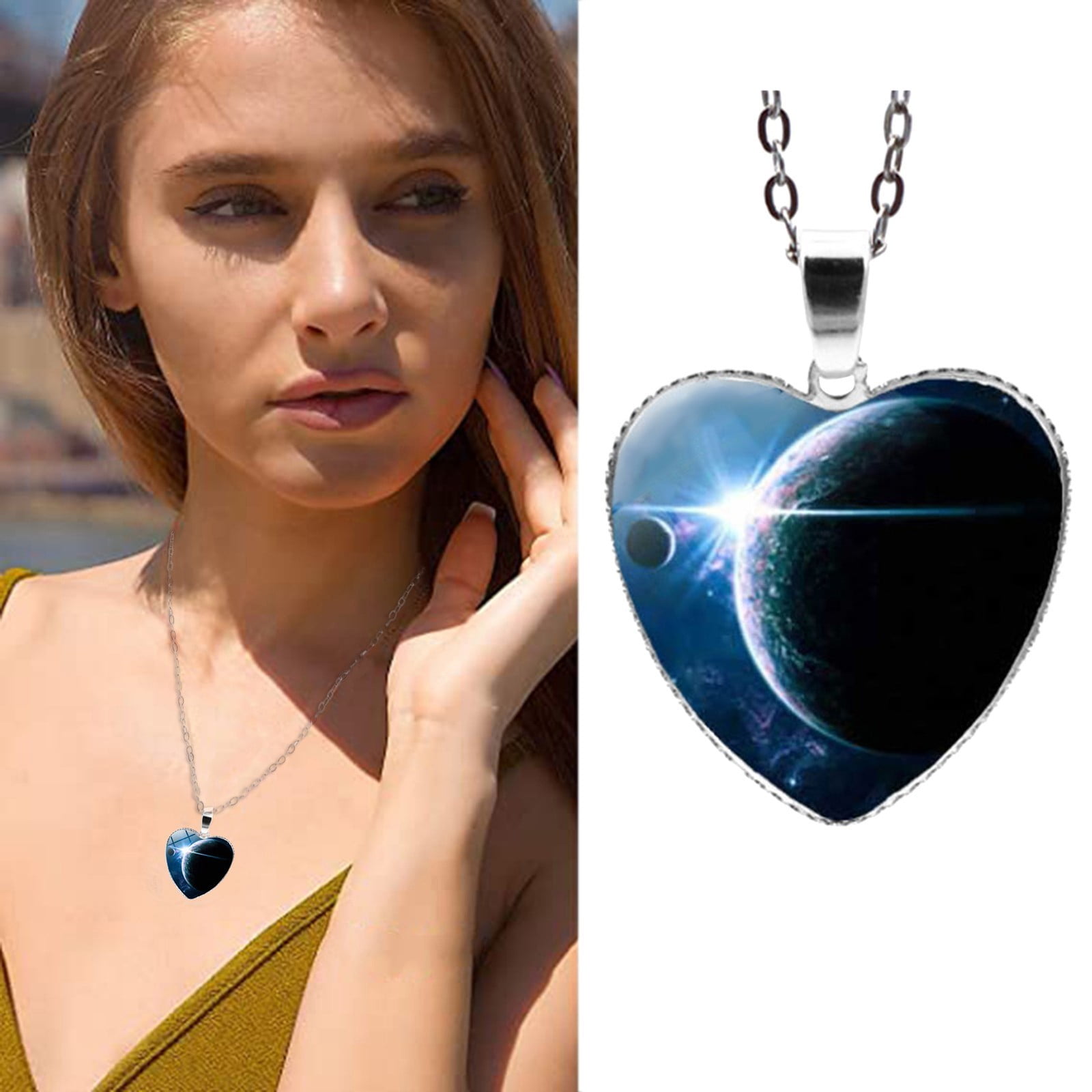 Glass universe pendant deals