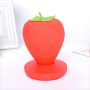 Kiplyki Strawberry LED Eye Protection To Uch Atmosphere Lamp Cartoon Table Lamp