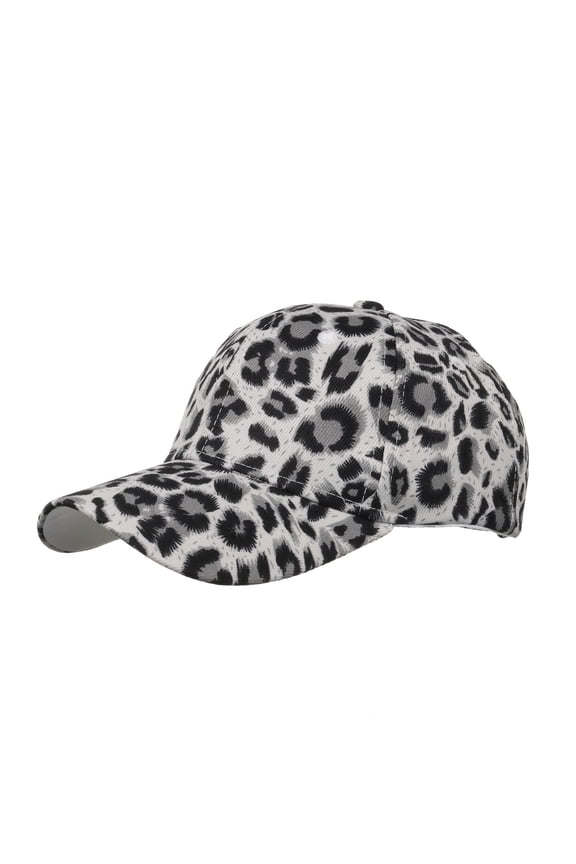 Unisex Classic Cotton Leopard BaseCap Sun Hat Adjustable Plain Caps