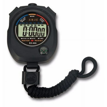 Kiplyki Waterproof Digital LCD Stopwatch Chronograph Timer Counter Sports Alarm