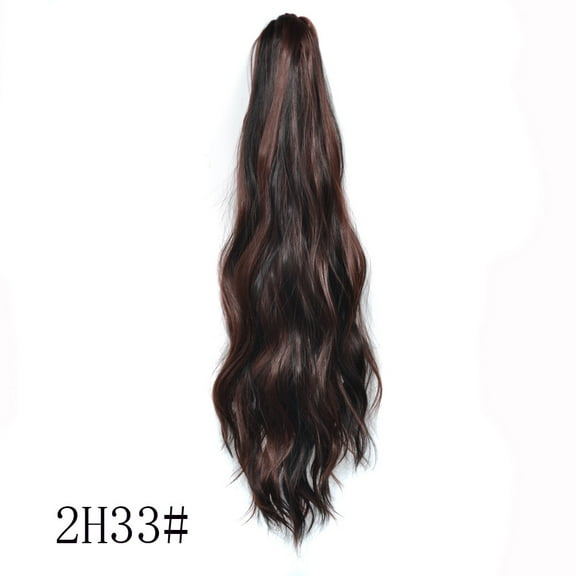 Kiplyki Wig Clip Ponytail Mid-length High Temperature Silk Wig Sweet
