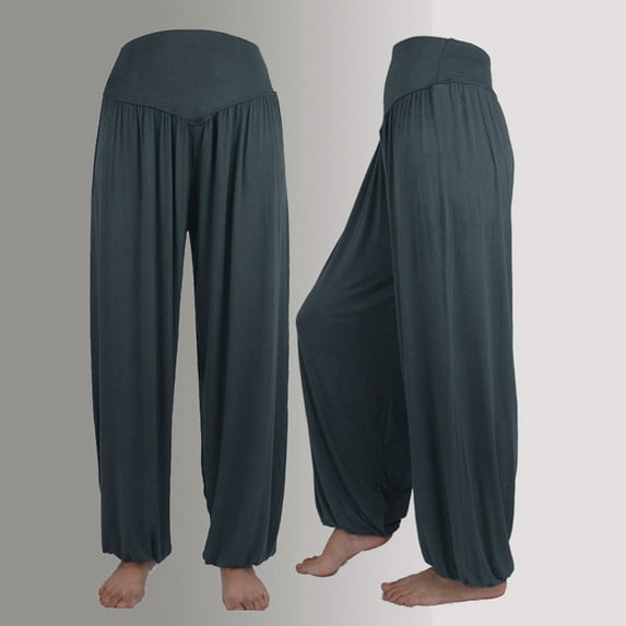 Kiplyki Wholesale Womens Elastic Loose Casual Soft Yoga Sports Dance Harem Pants