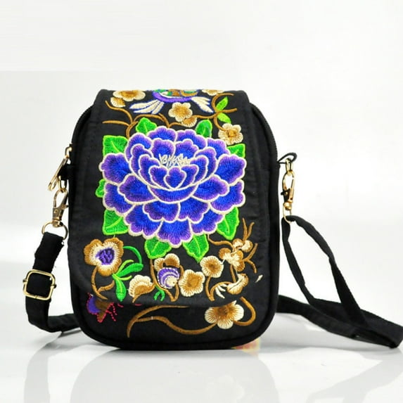 Kiplyki Womens Ethnic Style Embroidered Backpack Mini Coin Purse Small Bag