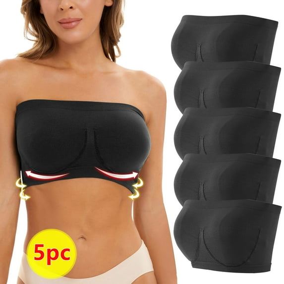 Kiplyki Wholesale Womens Sports Bra Stretch Strapless Bra,Summer Bandeau Bra,Plus Size Strapless Bra,Comfort Wireless Bra