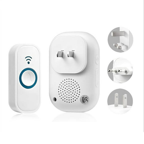 Kiplyki Wireless Doorbell Home Security Alarm / Welcome Smart Doorbell Three In One Waterproof Doorbell