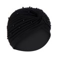 thumbnail image 1 of Kiplyki Women Beading India Hat Muslim Ruffle Chemo Hat Beanie Wrap Cap, 1 of 2