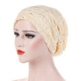 thumbnail image 1 of Kiplyki Women Chemotherapy Cap Muslim Hat Colorful Head Wrap Cap, 1 of 1