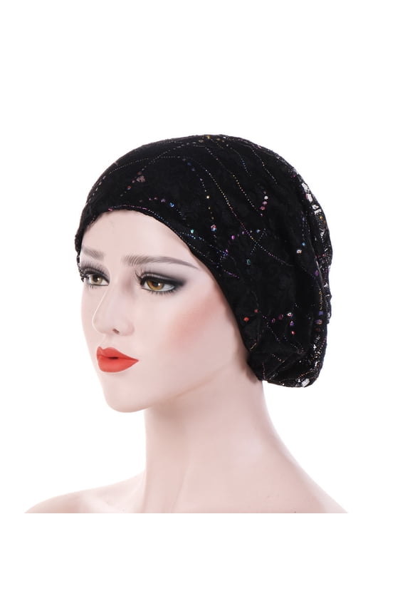 Women Chemotherapy Cap Muslim Hat Colorful Head Wrap Cap