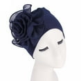 thumbnail image 1 of Kiplyki Women Ladies Big Flowers Hat Turban Brim Hat Cap Pile Cap NY, 1 of 2