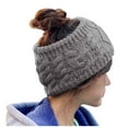 thumbnail image 1 of Kiplyki Women Twisted Woolen Headband Knitted Hat Ski Cap, 1 of 4