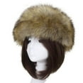 thumbnail image 1 of Kiplyki Women's Hat, Hollow Top, Imitation Fur, Thickened Hat, Warm Hat Ring, Hood Cover, Plush Brimless Hat, 1 of 2