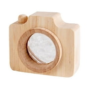Kiplyki Wooden Camera Pretend Time Play With Lenses