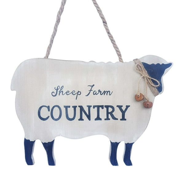 Kiplyki Wooden Handicraft Wall Decoration Wooden Farm Cow Sheep Pig Decoration Creative Farm Animal Home Pendant