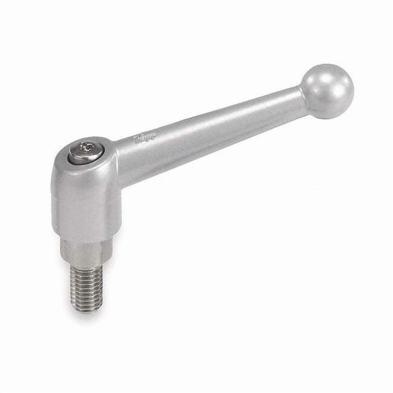 Adjustable Handle, Size: 2 3/8-16X60 Zinc, Black Satin, Comp: Steel ...