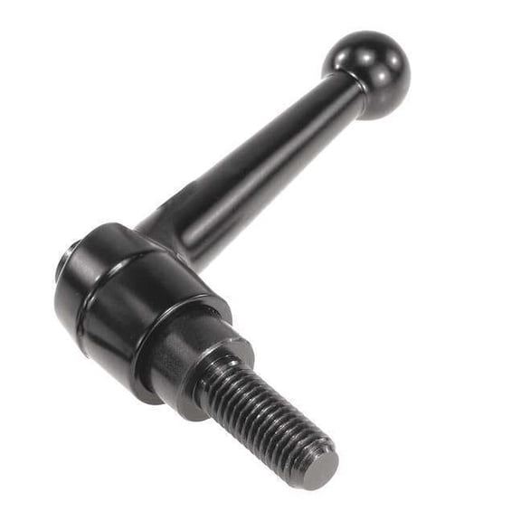 Adjustable Handle, Size: 5 5/8-11X55 Zinc, Black Satin, Comp: Steel